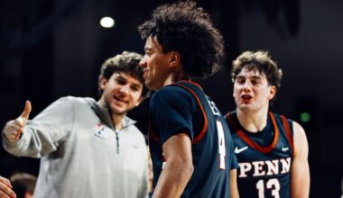 Men's Basketball Outguns Cornell Again, This Time 82-76 at The Palestra