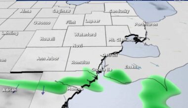 Metro Detroit weather forecast Feb. 15, 2026 -- 7 a.m. Update