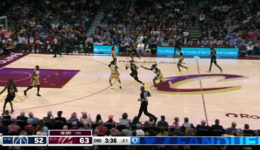 Sam Merrill with 32 points vs. Washington Wizards