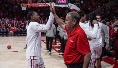 Emanuel Sharp celebrates