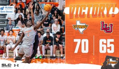 Men's Basketball Clinches Spot in SLC Tournament With Win Over Lamar