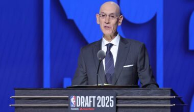 Adam Silver at NBA Draft