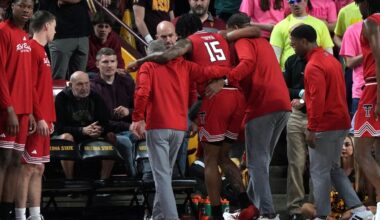 Texas Tech star JT Toppin injures lower right leg in loss to Arizona State