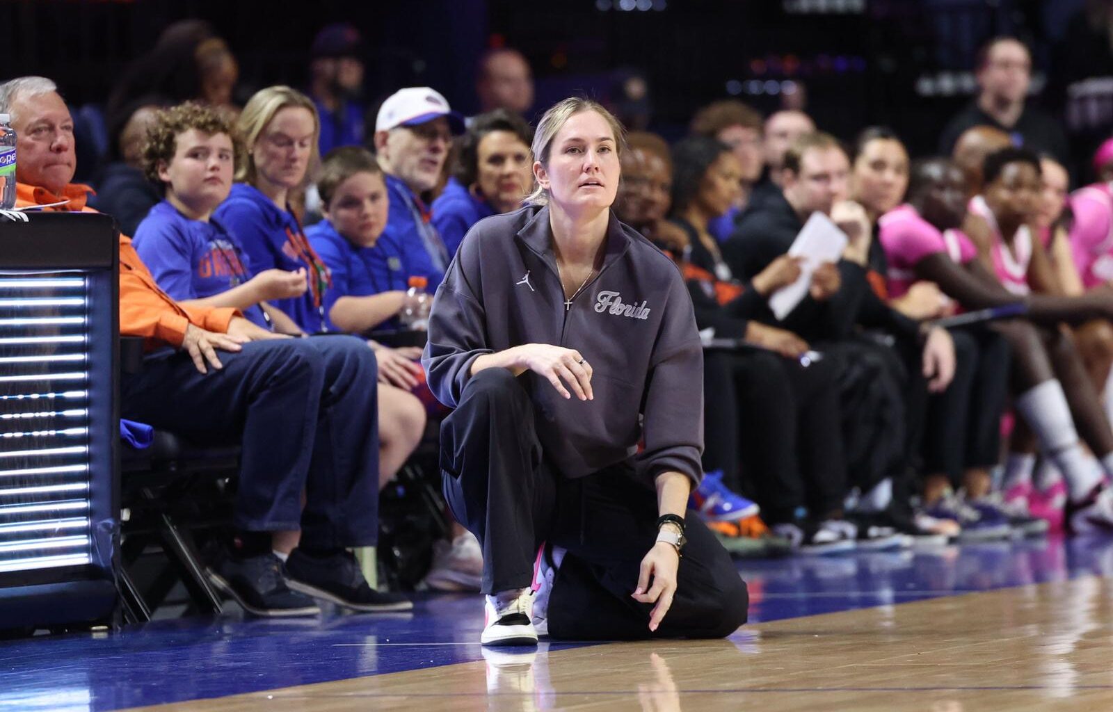 Liv McGill with the driving layup at No. 10 Oklahoma