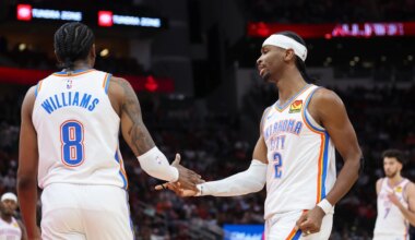 Where do OKC Thunder sit at All-Star break?