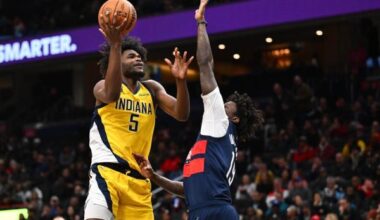Young players take center stage as Pacers face Wizards again