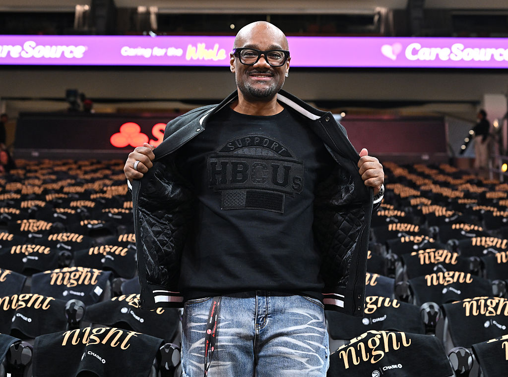 Celebrities Attend Charlotte Hornets v Atlanta Hawks