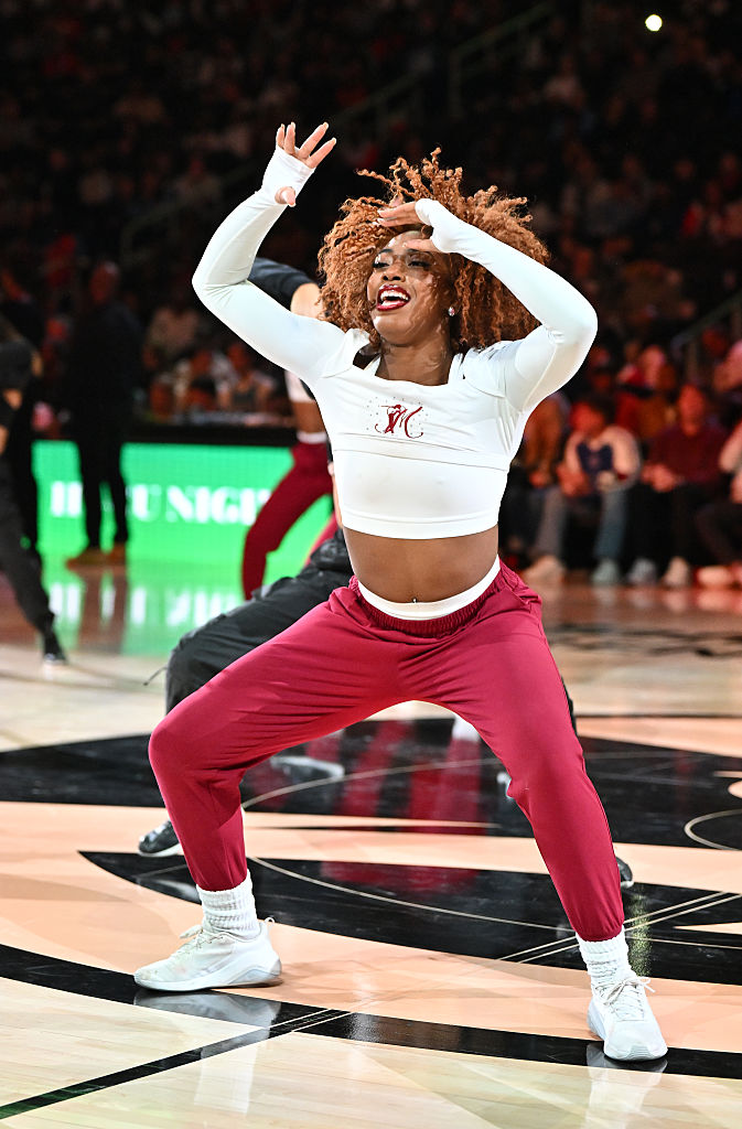 Celebrities Attend Charlotte Hornets v Atlanta Hawks