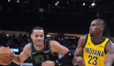 The 23-year-old shooting guard is shooting 48 percent from the field for New Orleans