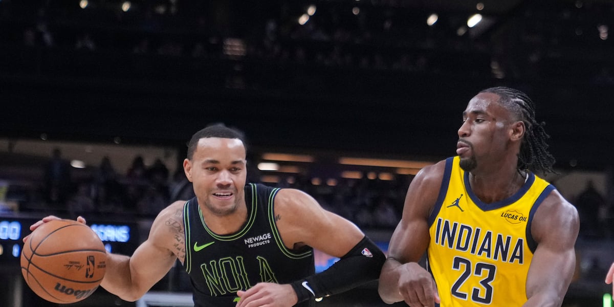 The 23-year-old shooting guard is shooting 48 percent from the field for New Orleans