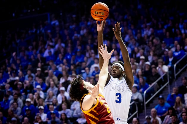 BYU scores crucial 79-69 upset win over No. 6 Iowa State – Deseret News