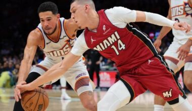 Battling Hawks amid playoff race, Heat may get Tyler Herro back