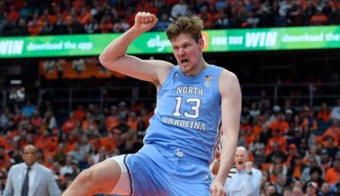 Henri Veesaar's return from missing 2 games marks a big gain for No. 16 Tar Heels