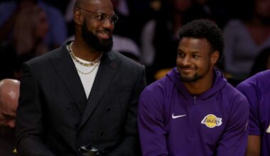 Lakers' LeBron James Rips Jaylen Brown For Criticizing Bronny
