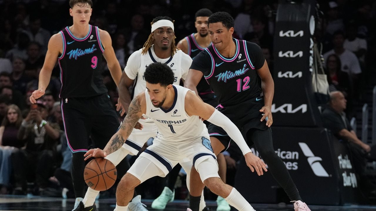 NBA fines Scotty Pippen Jr. and Myron Gardner $35,000 each for scuffle at Grizzlies-Heat game