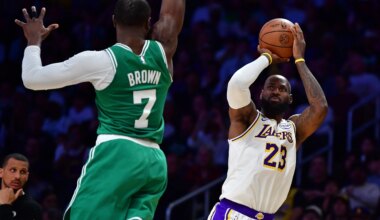LeBron James on Jaylen Brown season with Celtics, relationship