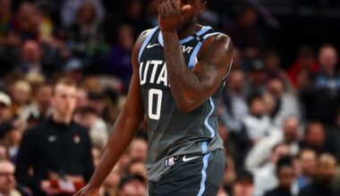 Vince Williams Jr. leaves hip checked by Tari Eason, leaves game – Deseret News