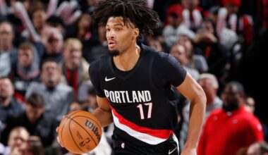 Blazers' Sharpe has stress reaction, out at least 4-6 weeks