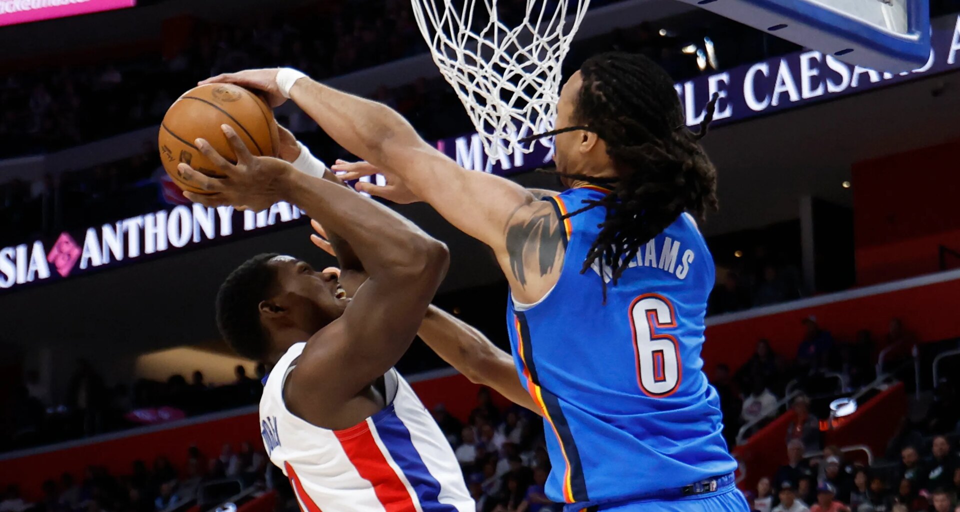 Jaylin Williams' 30 points in loss to Pistons flexes OKC's depth