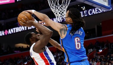 Jaylin Williams' 30 points in loss to Pistons flexes OKC's depth