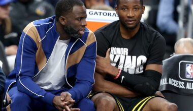 Warriors' Draymond Green Reacts to Kuminga's Hawks Debut