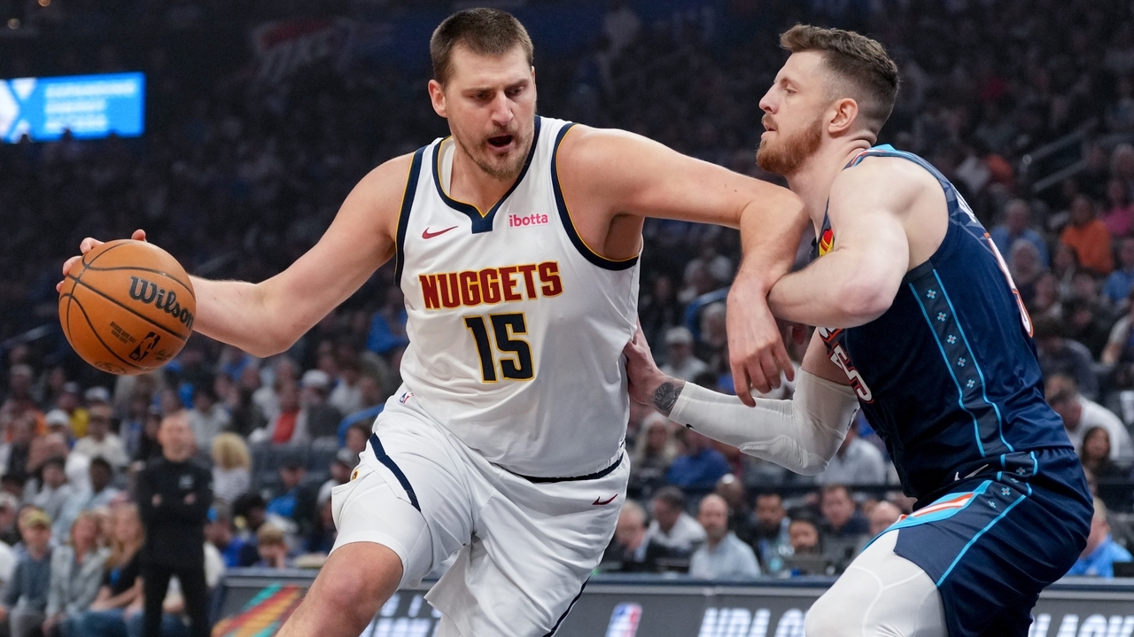 Tempers flare between Nuggets and Thunder as OKC's Dort is ejected after fouling Nikola Jokic