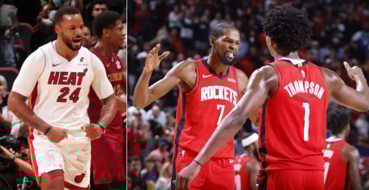 Norman Powell, Kevin Durant, Amen Thompson