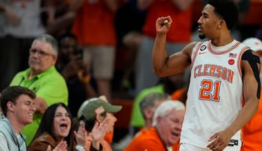 Porter's 16 second-half points lead Clemson to an 80-76 victory over No. 24 Louisville