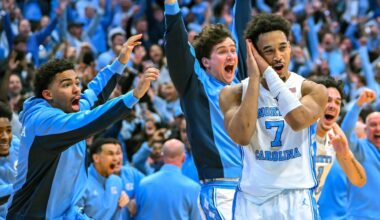 Seth Trimble hits late 3 to lift No. 14 UNC past No. 4 Duke 71-68 in stunning rivalry finish