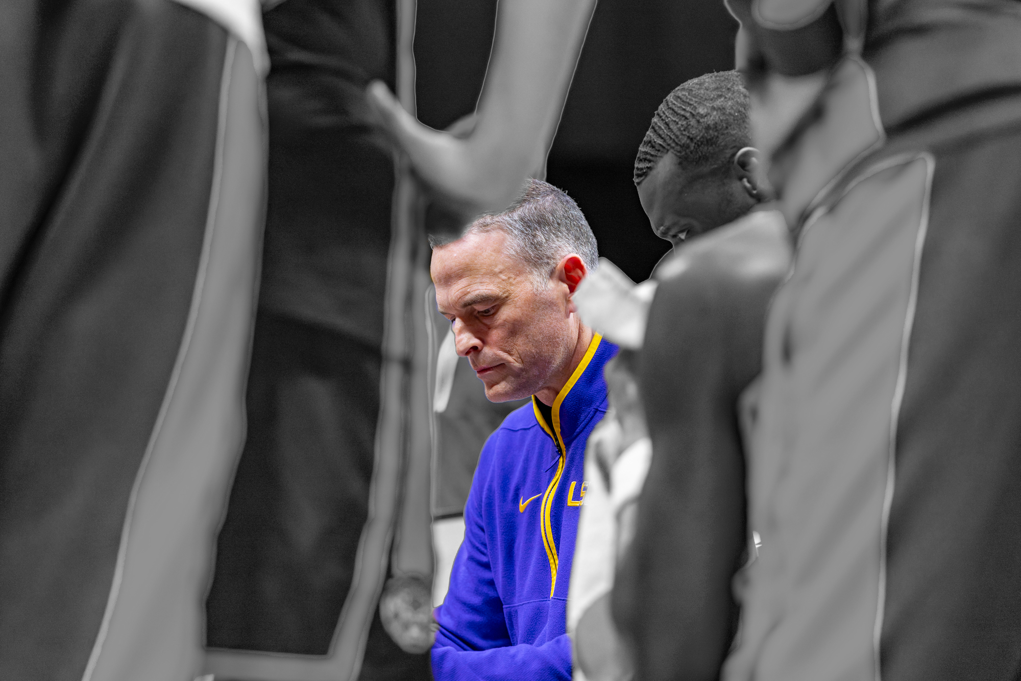 PHOTOS: LSU basketball color isolation