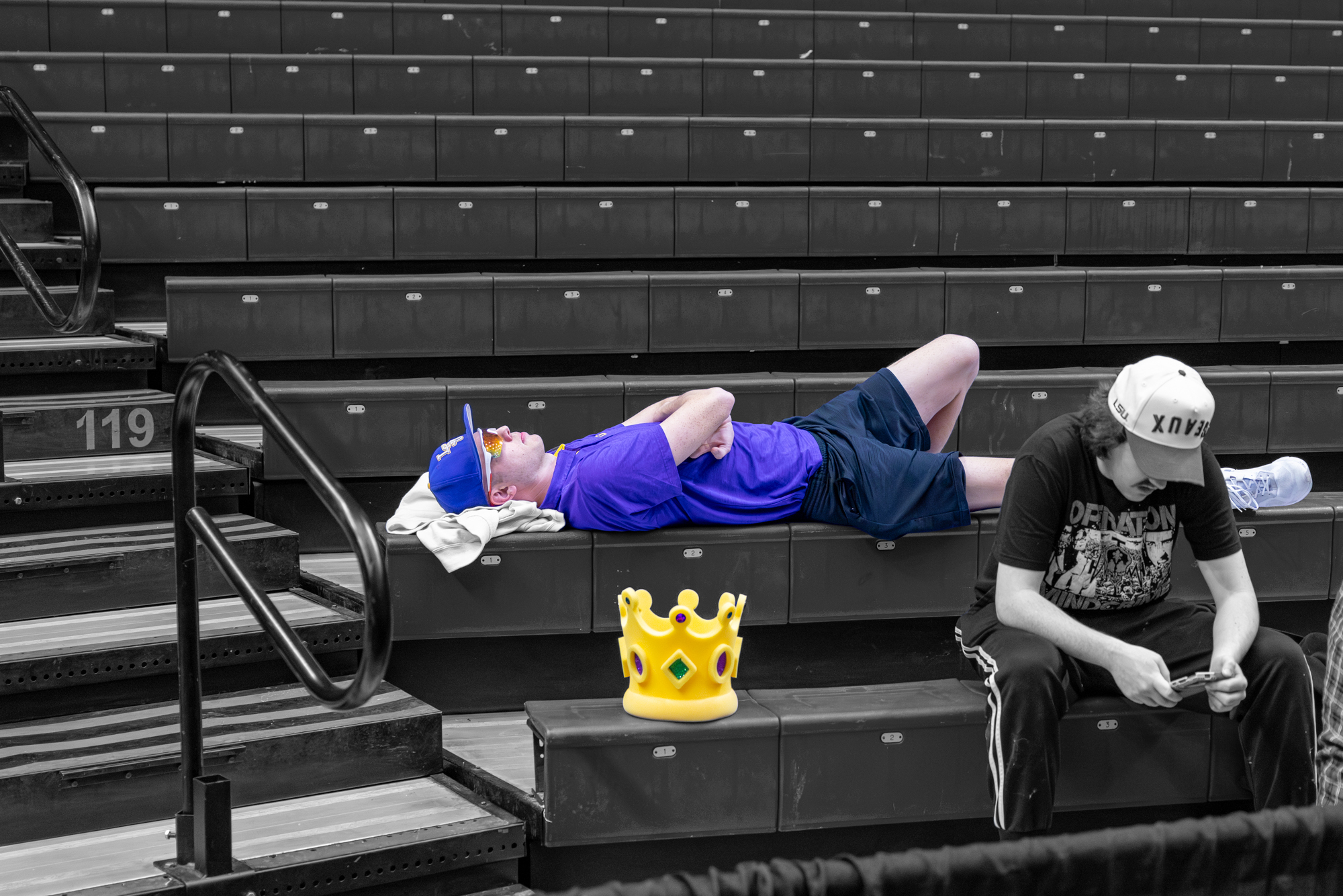 PHOTOS: LSU basketball color isolation