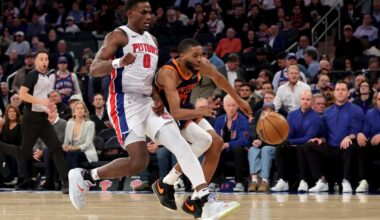 Knicks win streak ends following 118-80 blowout loss to Pistons
