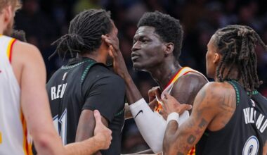 NBA fines Hawks’ Mouhamed Gueye, Wolves’ Naz Reid $35K for altercation | WKZO | Everything Kalamazoo