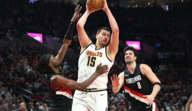 NBA: Nuggets notch record-setting, 54-point rout of Trail Blazers