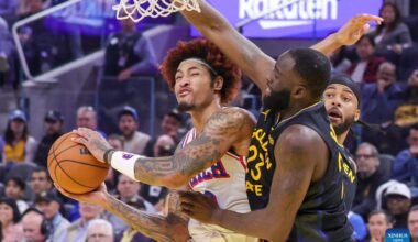 Golden State Warriors vs. Philadelphia 76ers-Xinhua