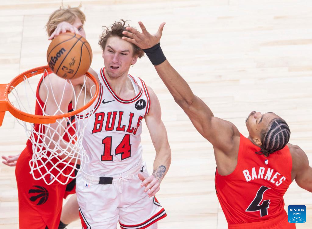 Toronto Raptors vs. Chicago Bulls-Xinhua
