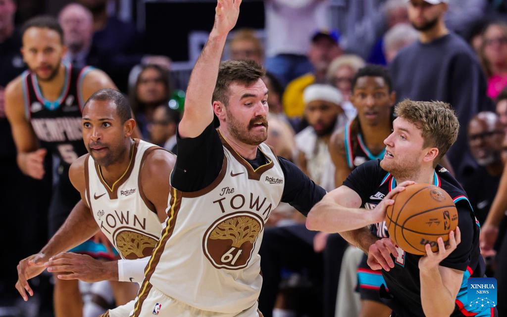 Golden State Warriors vs. Memphis Grizzlies-Xinhua