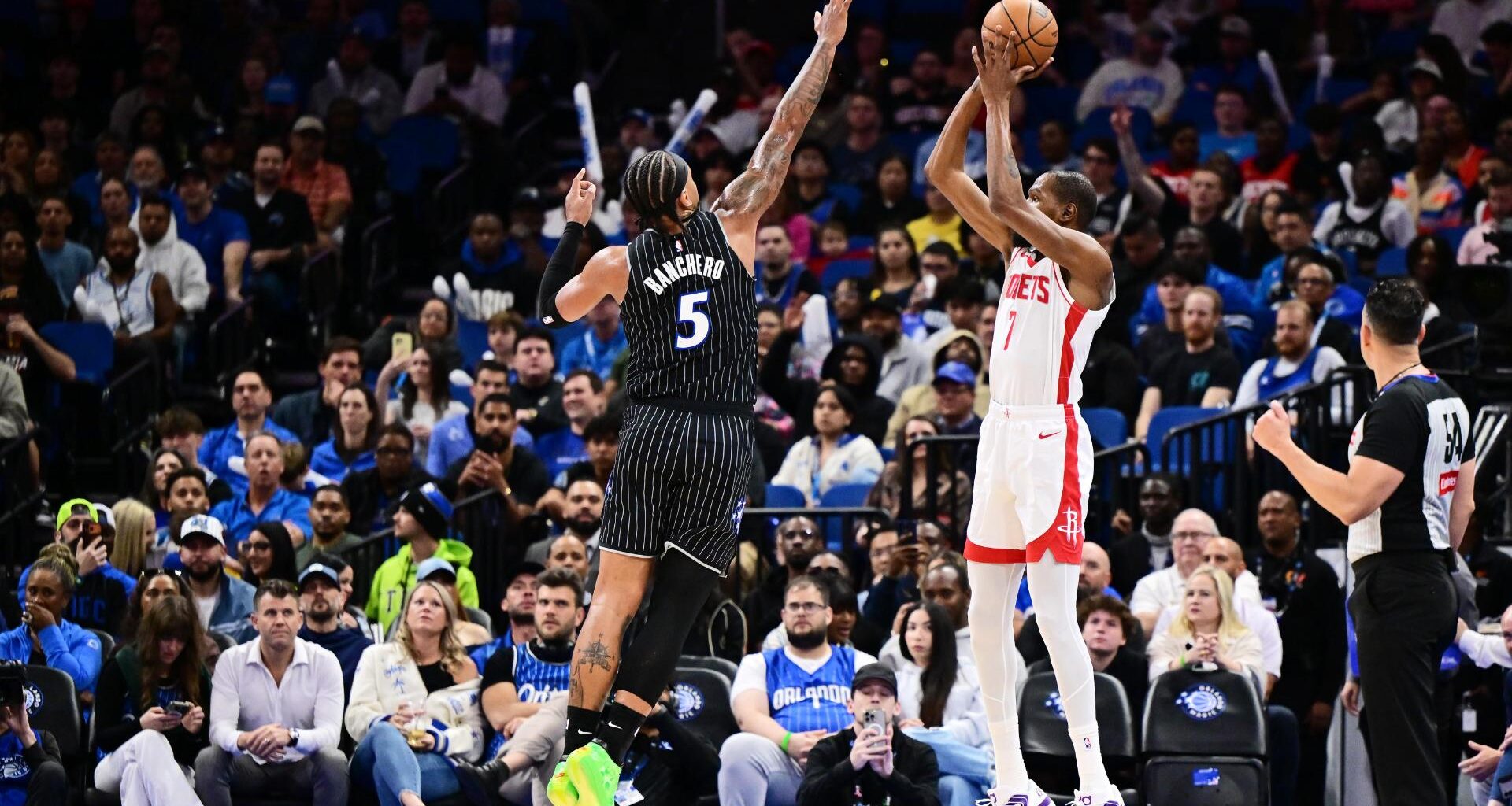 Kevin Durant scores season-high 40 as Rockets rally for 113-108 win over Magic