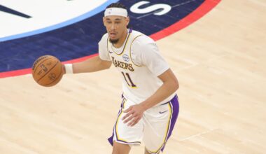 Lakers' Jaxson Hayes Apologizes for Pushing Wizards Mascot in New Video After Suspension