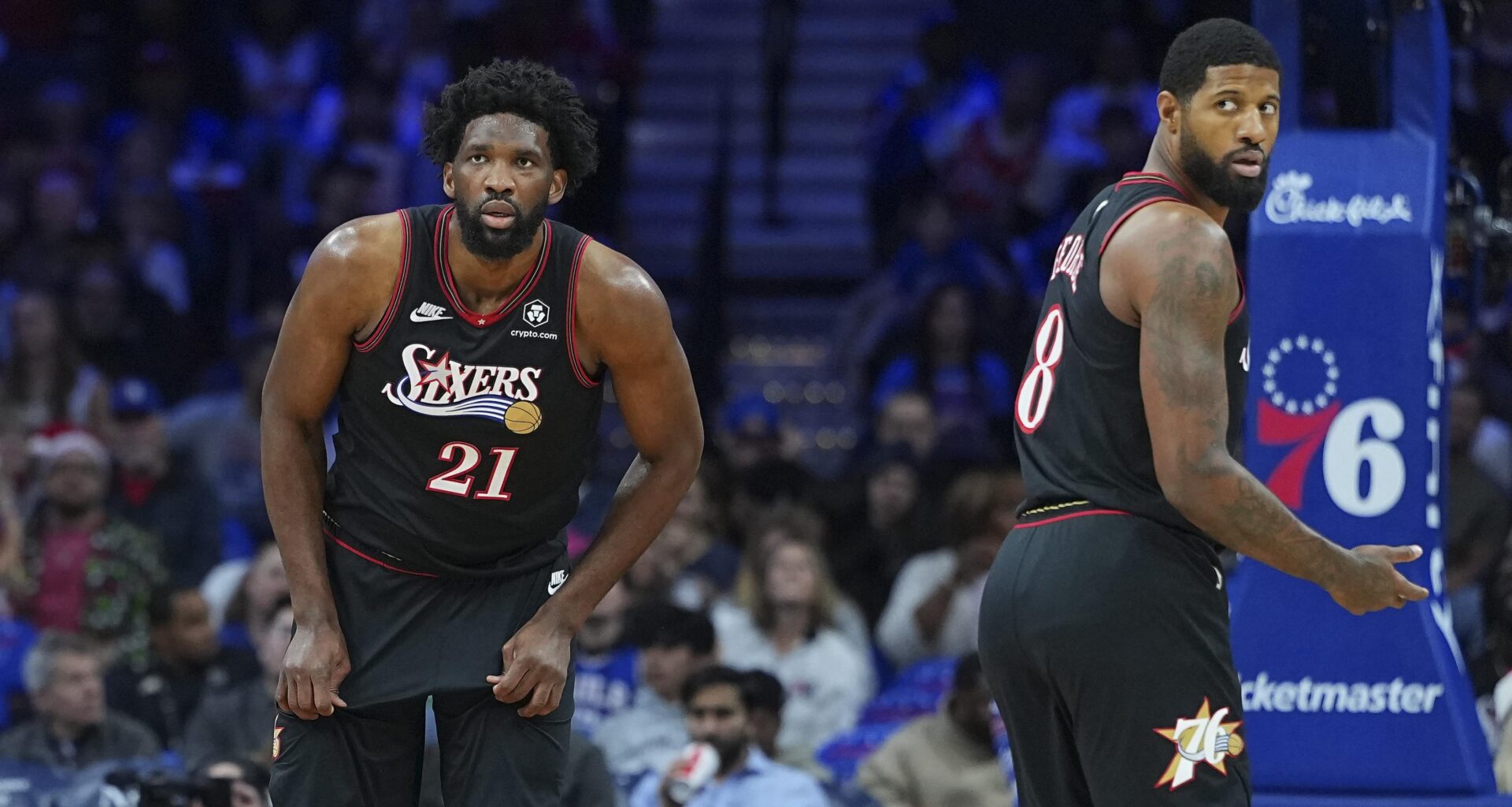Joel Embiid Reacts to Paul George Suspension on Video After 76ers' Win vs. Pelicans
