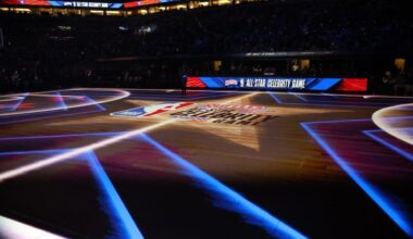 NBA All-Star Game Indianapolis court