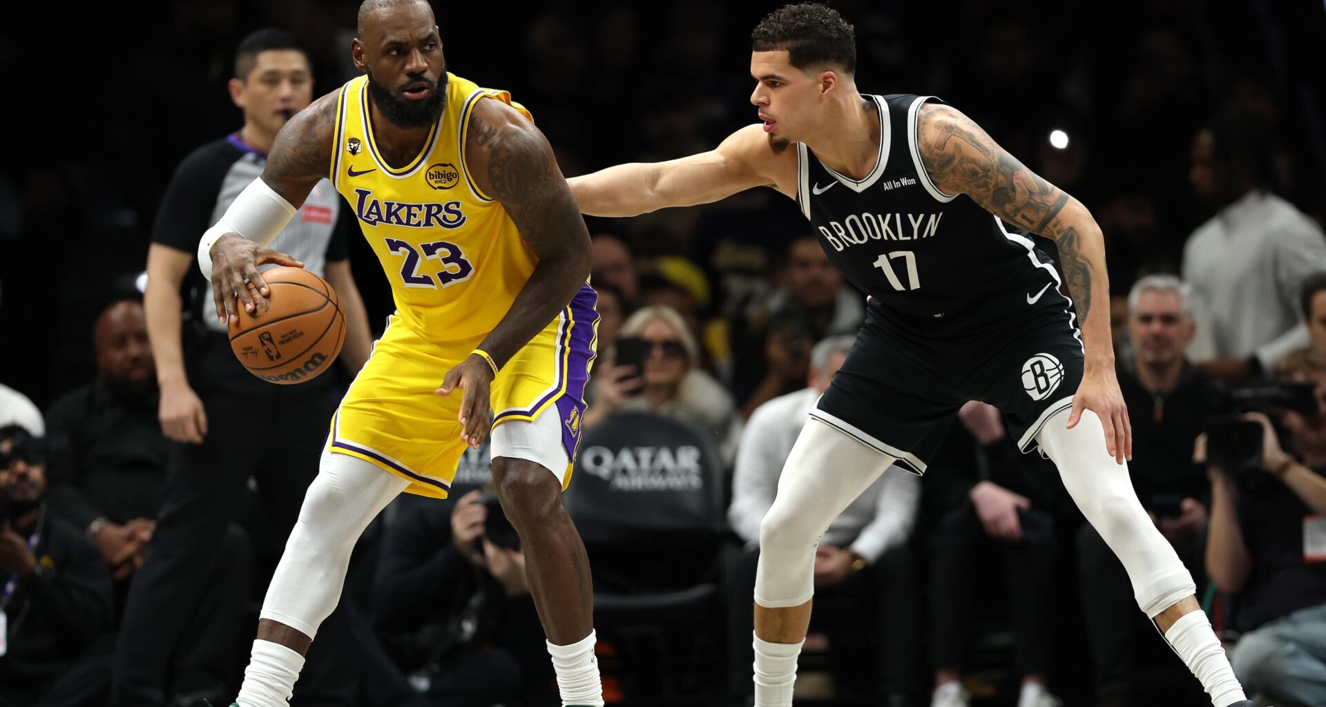 LeBron James, Luka Doncic Applauded By NBA Fans as Lakers Beat Michael Porter Jr., Nets