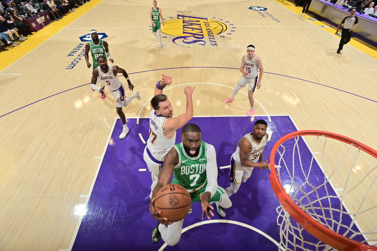 Pat Riley's message to Lakers falls on deaf ears in loss to rival Celtics