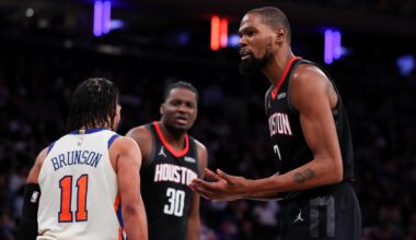 Kevin Durant Calls Out Rockets' Play After Collapse vs. KAT, Knicks at MSG