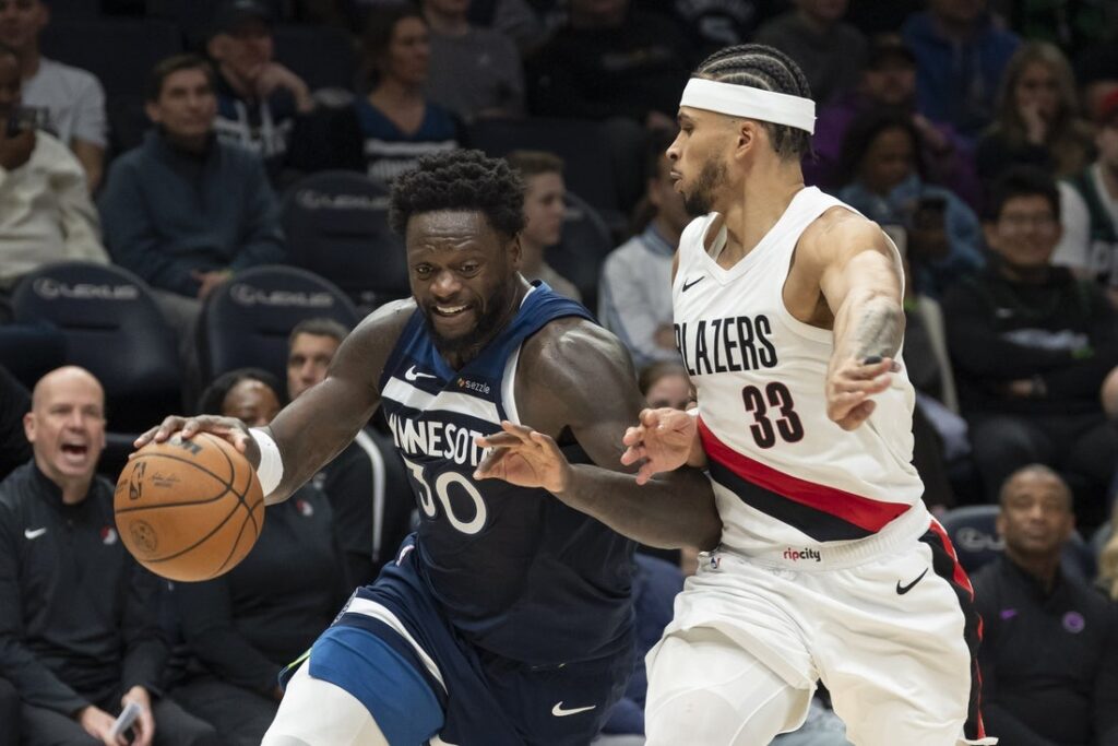 timberwolves blazers