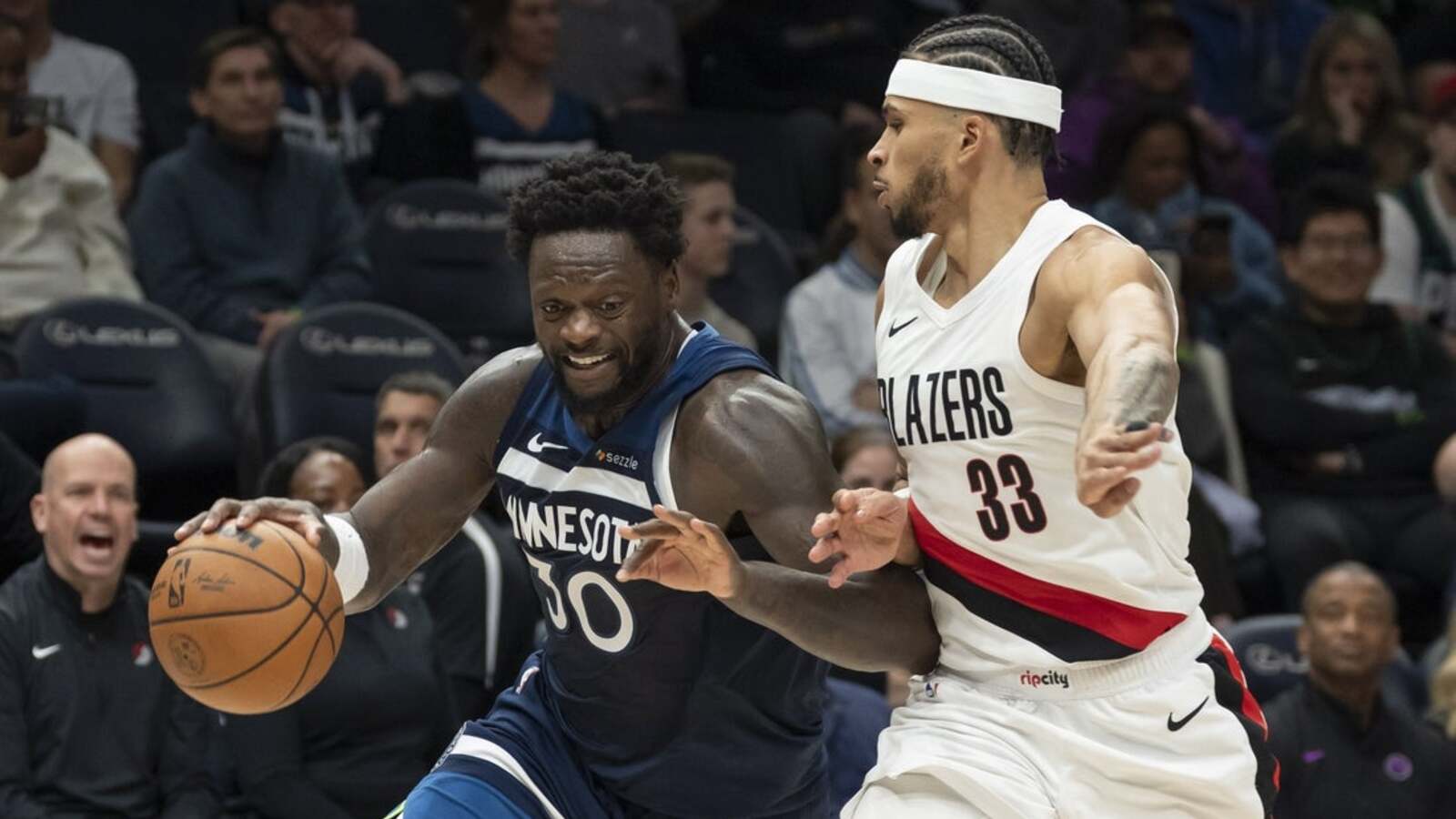 Timberwolves try to recalibrate visiting injury riddled Trail Blazers