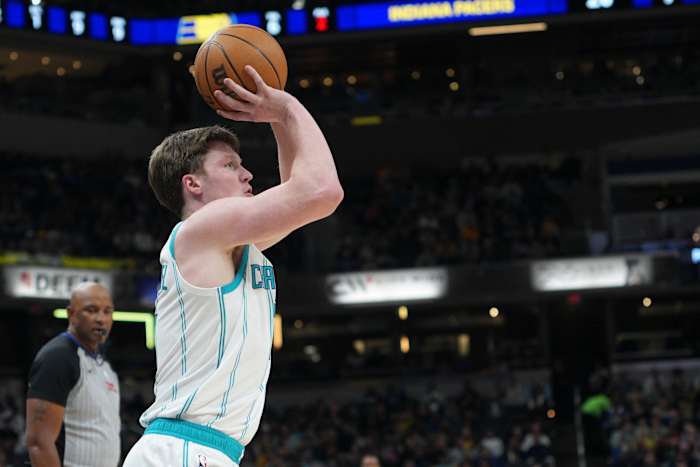 Hornets' Kon Knueppel breaks NBA rookie record for 3-pointers in a season in just 59 games