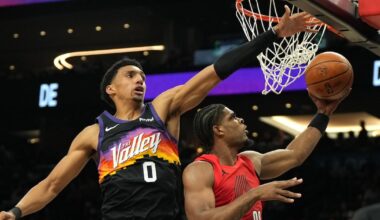 Clingan scores 23 points to lead Trail Blazers past short-handed Suns