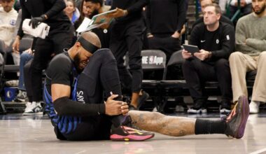 Mavericks’ Daniel Gafford returns to game vs. Celtics after aggravating right ankle injury