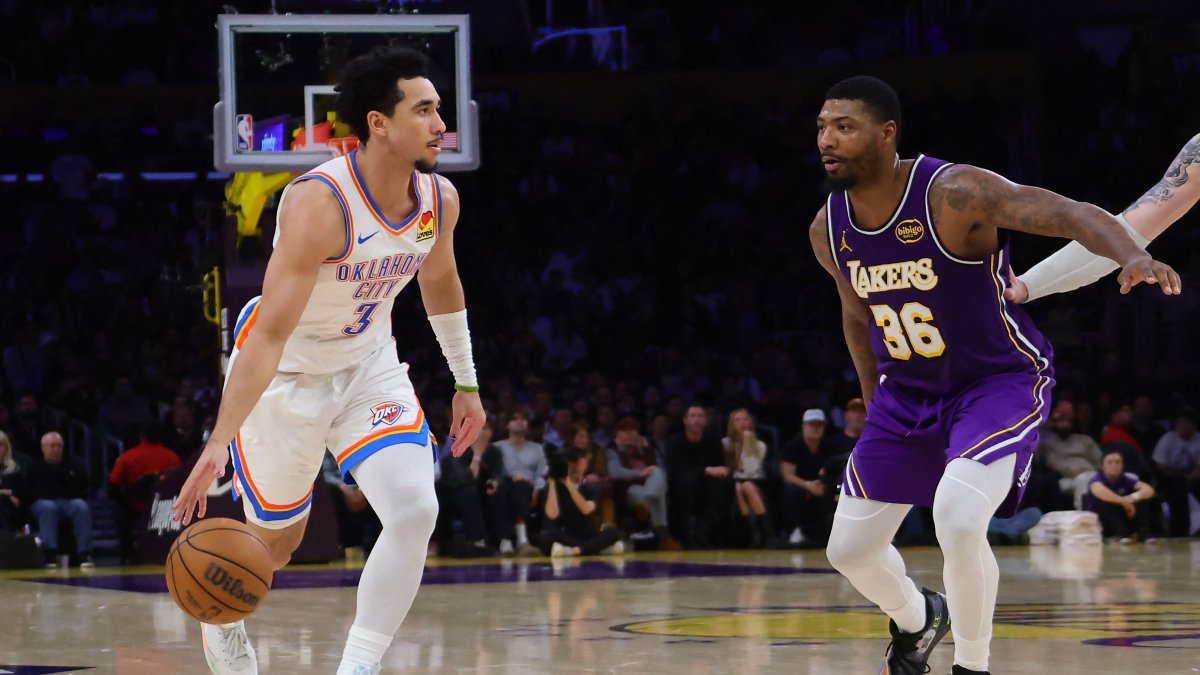 Thunder rally late to beat Lakers 119-110, snap 2-game skid